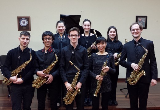 Exitosos recitais en Riveira dos alumnos da Aula Galega de Saxofón xunto a Carl Emmanuel Fisbach e Wenjiao Wang